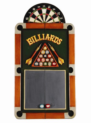 dart board cabinet