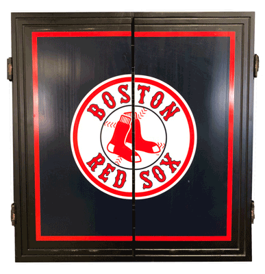 red sox cabinet darts