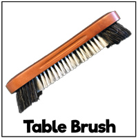 table brush